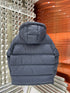 Gucci Hooded Striped Panel Puffer Jacket