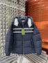Gucci Hooded Striped Panel Puffer Jacket