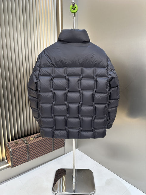 Burberry Charcoal Grey Quilted Puffer Jacket