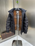 Burberry Charcoal Grey Quilted Puffer Jacket