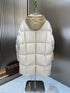 Moncler Hooded Long Puffer Coat