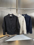 Burberry Plaid-Lined Button-Front Jacket