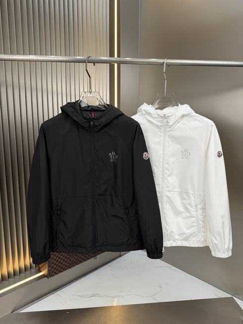 Moncler Hooded Zip-Front Outerwear