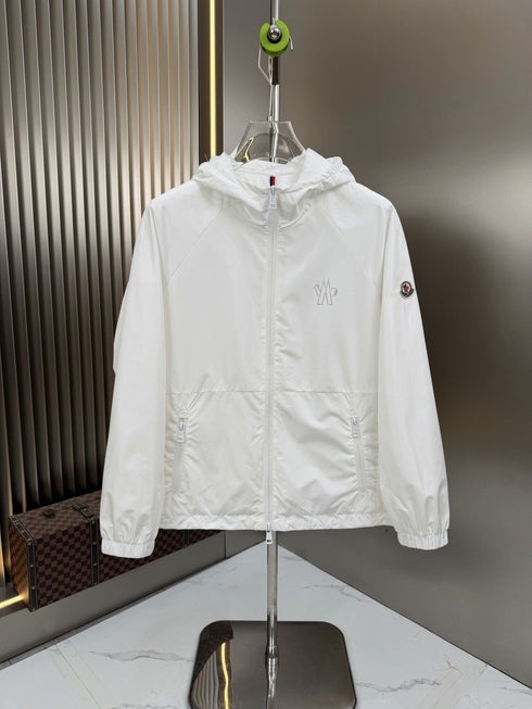 Moncler Hooded Zip-Front Outerwear