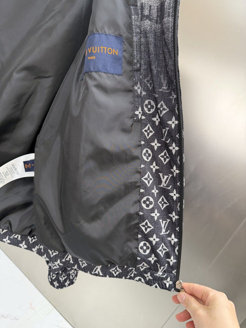 LV Gradient Monogram Hooded Windbreaker
