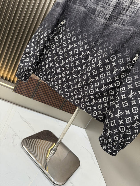 LV Gradient Monogram Hooded Windbreaker