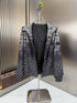 LV Gradient Panel Hooded Jacket
