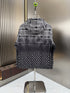 LV Gradient Panel Hooded Jacket