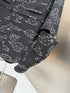 LV Hooded Outline Print Jacket