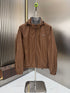 Prada Triangular Logo Hooded Windbreaker