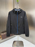 Prada Black Hooded Zip Jacket