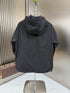 Fendi Black Hooded Zip-Front Jacket