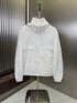 LV Hooded Monogram-Panel Zip-Front Jacket