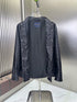 LV Tonal Pattern Button-Front Jacket