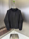LV Tonal Panel Hooded Zip-Front Jacket
