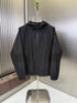 LV Tonal Panel Hooded Zip-Front Jacket