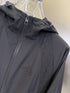 LV Tonal Panel Hooded Zip-Front Jacket