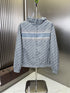 Dior Hooded Monogram Stripe Jacket