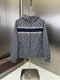 Dior Hooded Monogram Stripe Jacket