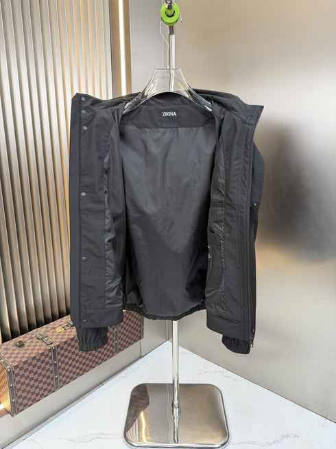 Zegna Hooded Utility Jacket