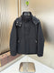 Gucci Black Tonal Monogram Hooded Jacket