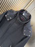 Gucci Black Tonal Monogram Hooded Jacket