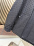 Gucci Black Tonal Monogram Hooded Jacket