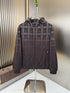 Burberry Plaid Hooded Pullover