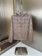 Burberry Plaid Hooded Pullover