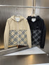 Burberry Hooded Zip Jacket with Check Panel