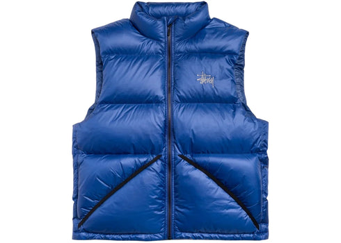 Stussy Micro Ripstop Down Vest Royal