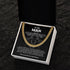 To My Man - Husband or Boyfriend (I Love You Forever and Always) Message Card Necklace