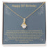 30th Birthday Message Card Necklace