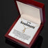 To My Soulmate (I Love You, Forever and Always) Message Card Necklace