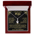 To My Beautiful Wife (Love, Your Husband) Message Card Necklace