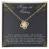 50th Birthday Message Card Necklace
