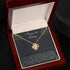50th Birthday Message Card Necklace