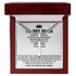 To My Man Message Card Necklace