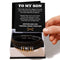 To My Son (Mother and Son Forever Linked Together) Message Card Bracelet