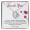 Thank You Message Card Necklace