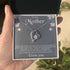 To My Mother From Son Message Card Heart Necklace