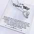 To My Future Wife Message Card Necklace