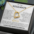 To My Soulmate (I Love You Always & Forever) Message Card Necklace