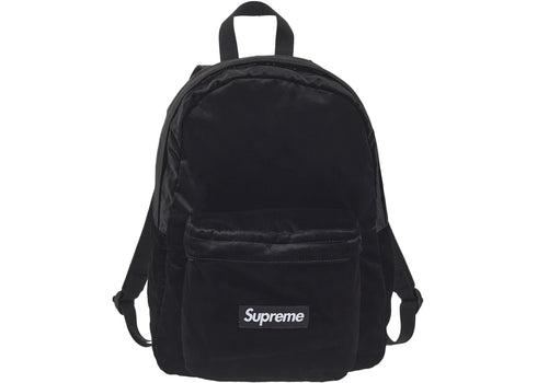 Supreme Velvet Backpack Black