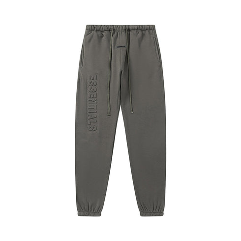 FW23 Embossed Relief Hoodie / Pants / Set - Gray