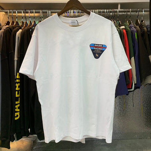 Rhude T-shirts World Champion Commemorative Cotton Casual Short Sleeve Men and Women
