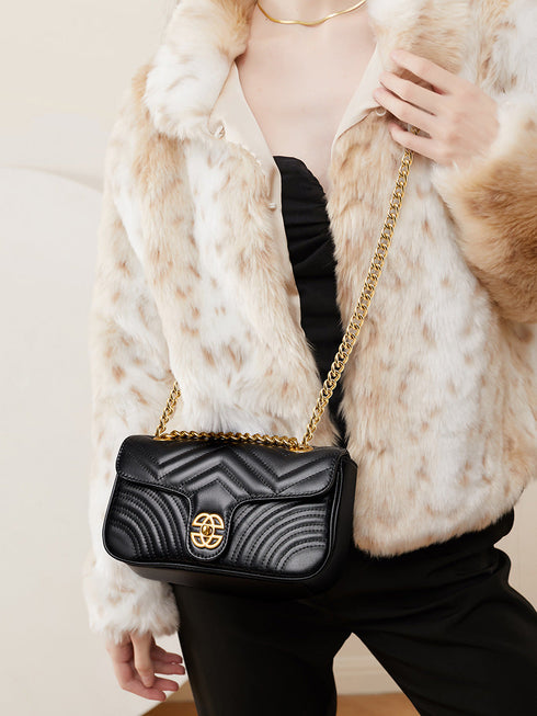 Chantel Designer Inspired Small Leather Purse