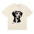Rhude T-shirts Fox Hound Cotton Casual Short Sleeve Men and Women