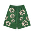 Denim Tears Shorts Yellow floral cotton