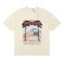 Rhude T-shirts Varenna Town Printed Cotton Casual Short Sleeves Men and Women